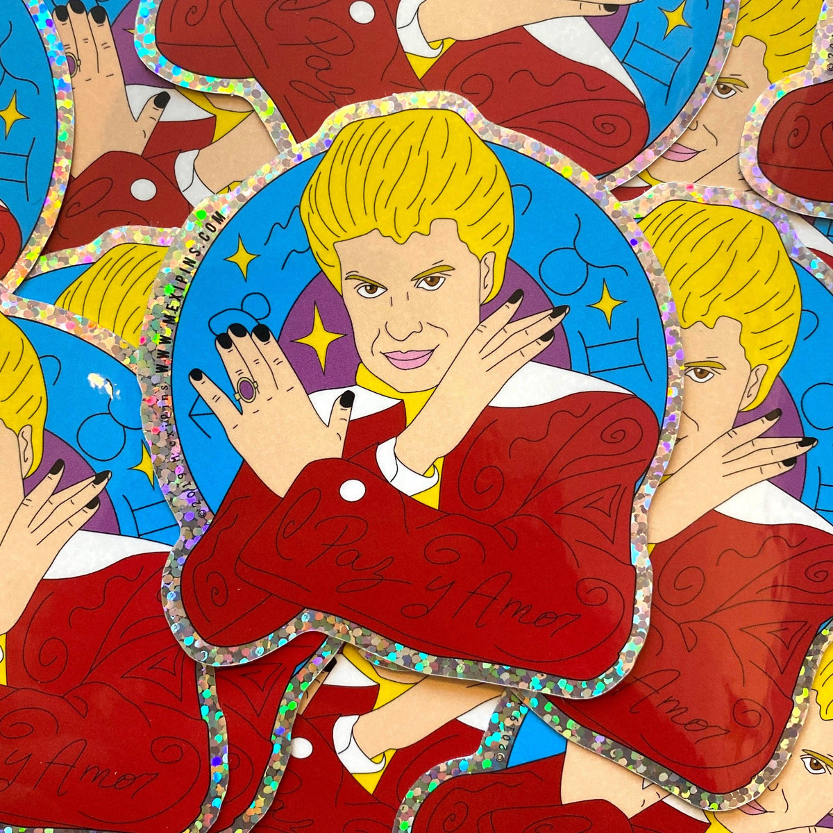 Walter Mercado Horoscope 3&quot; Sticker