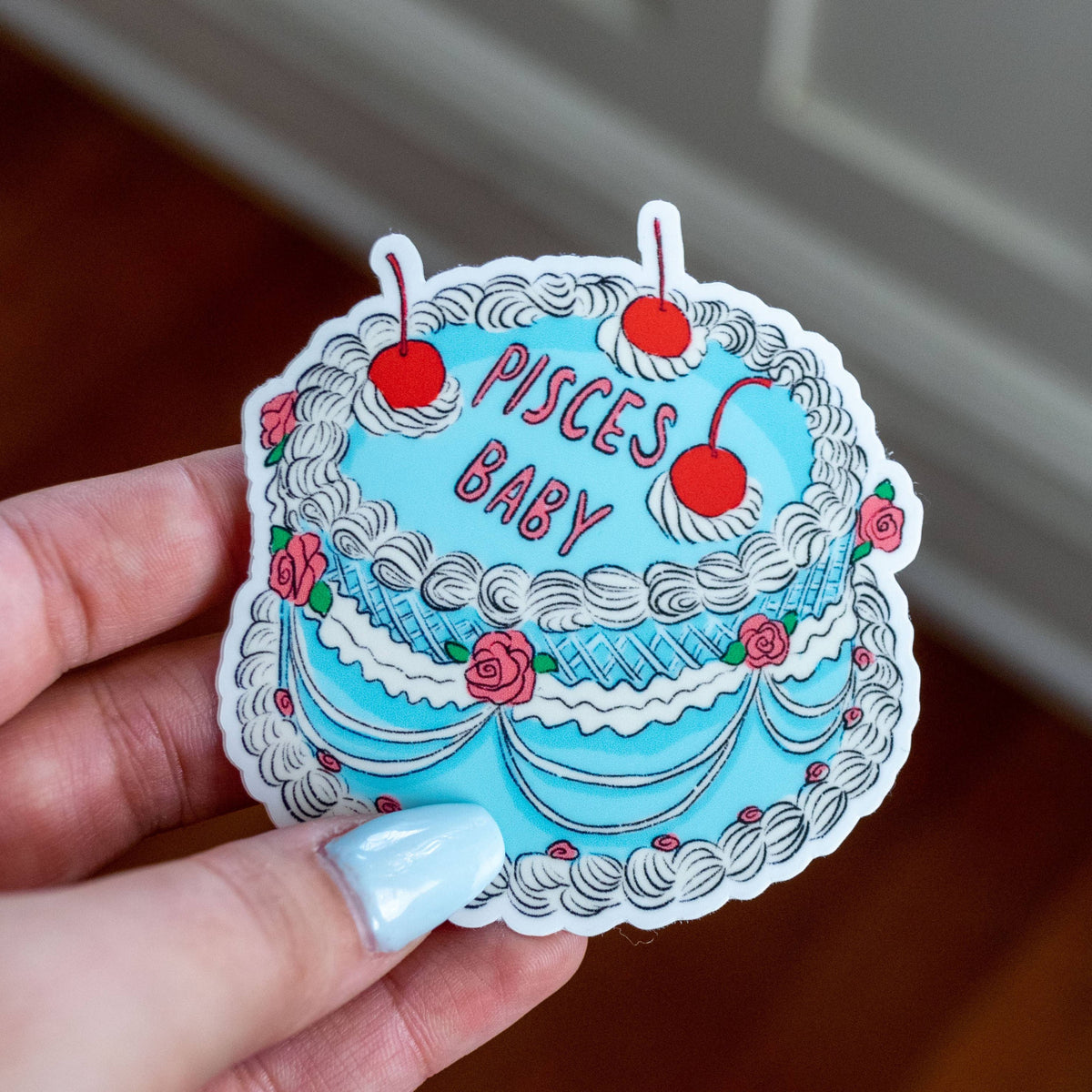 Zodiac Cake Stickers: Pisces