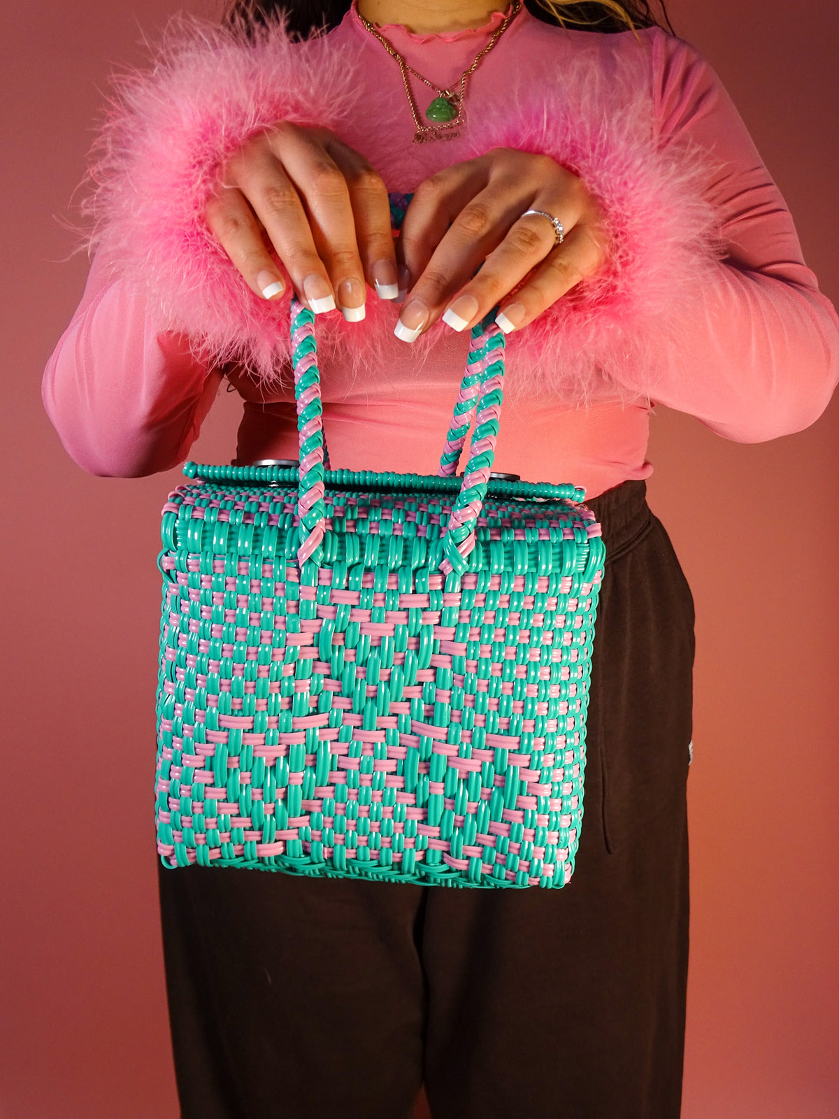 LUPE – Hearts Mint and Pink | Mini