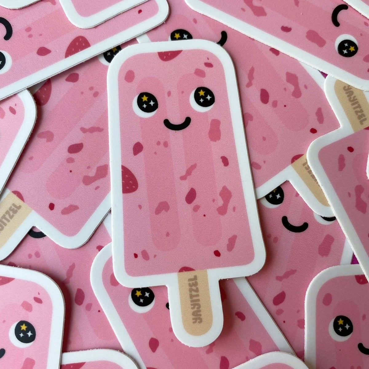 Paleta de Fresa Sticker