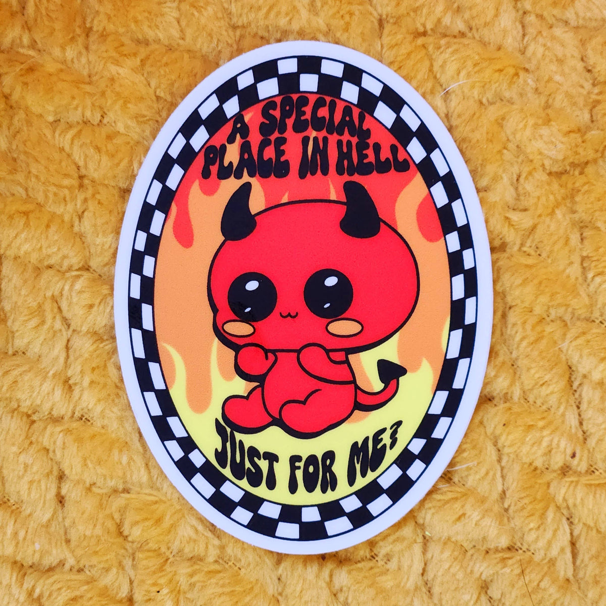 Lil devil sticker