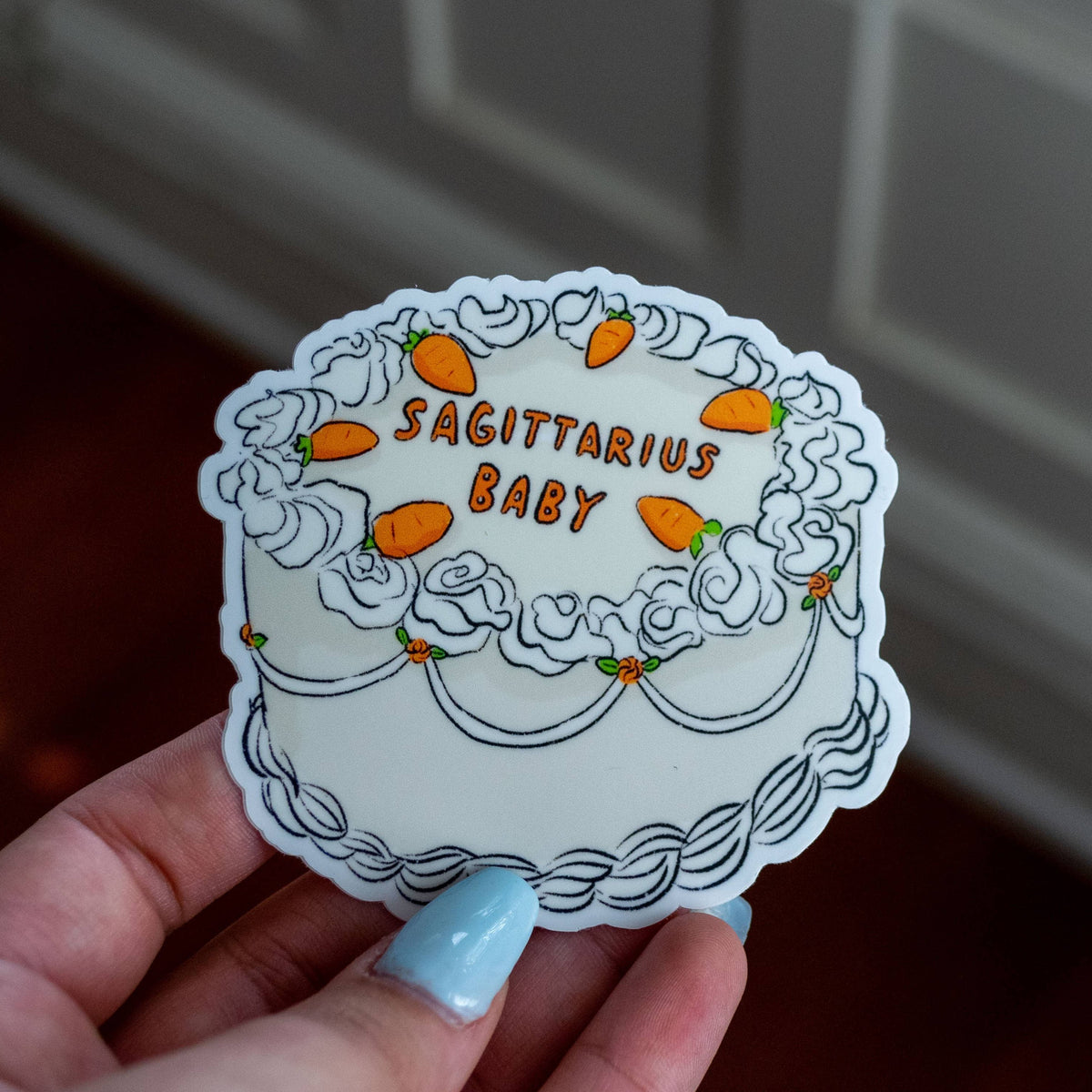 Zodiac Cake Stickers: Sagittarius